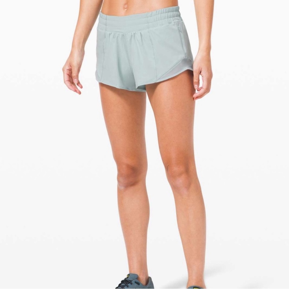 Blue LULULEMON Hotty Hot Shorts Size 6